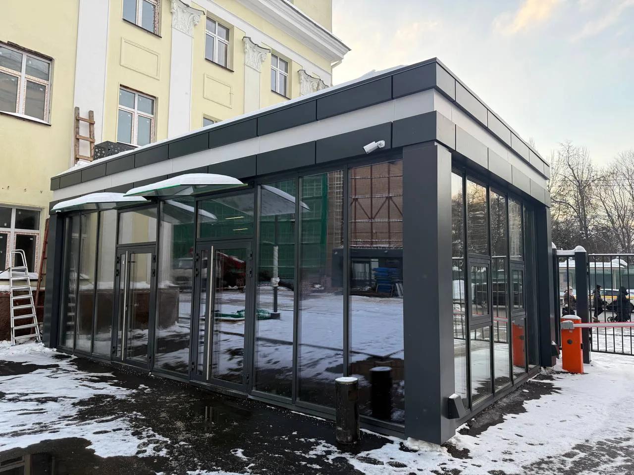 Павильон охраны на ул. Вильгельма Пика